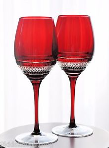 Набор из 2 хрустальных бокалов для белого вина Voya Red Cased