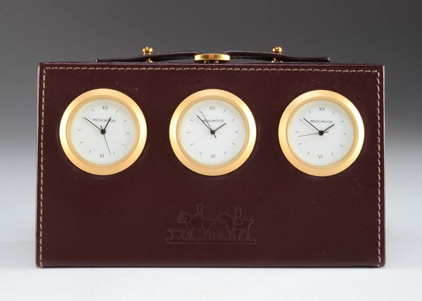 Часы в коже "Мировое время", коллекция Equestria